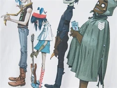 Name It bright white Gorillaz t-shirt